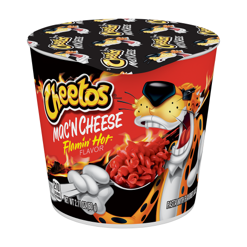 CHEETOS MAC & CHEESE CUP FLAMING HOT LHR