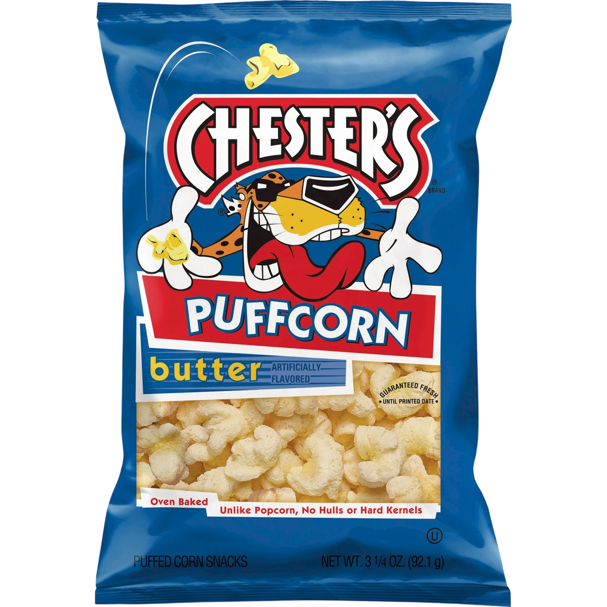 CHESTERS PUFF CORN BUTTER - BIG BAG EC