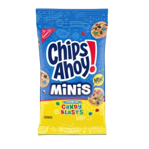 CHIPS AHOY MINIS CRUNCHY CANDY BLASTS - LIMITED EDITION