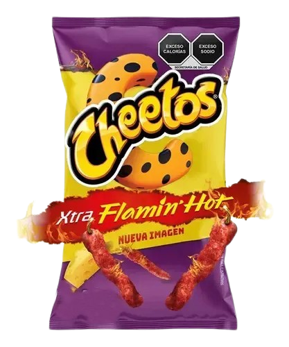 CHEETOS EXTRA FLAMIG HOT -  MEXICO