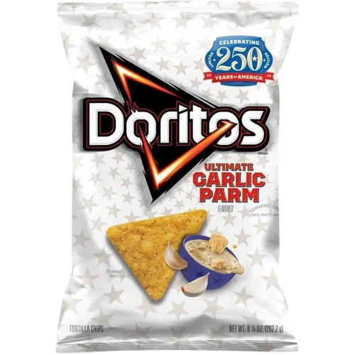 DORITOS GARLIC PARM BIG BAG - MADE IN USA