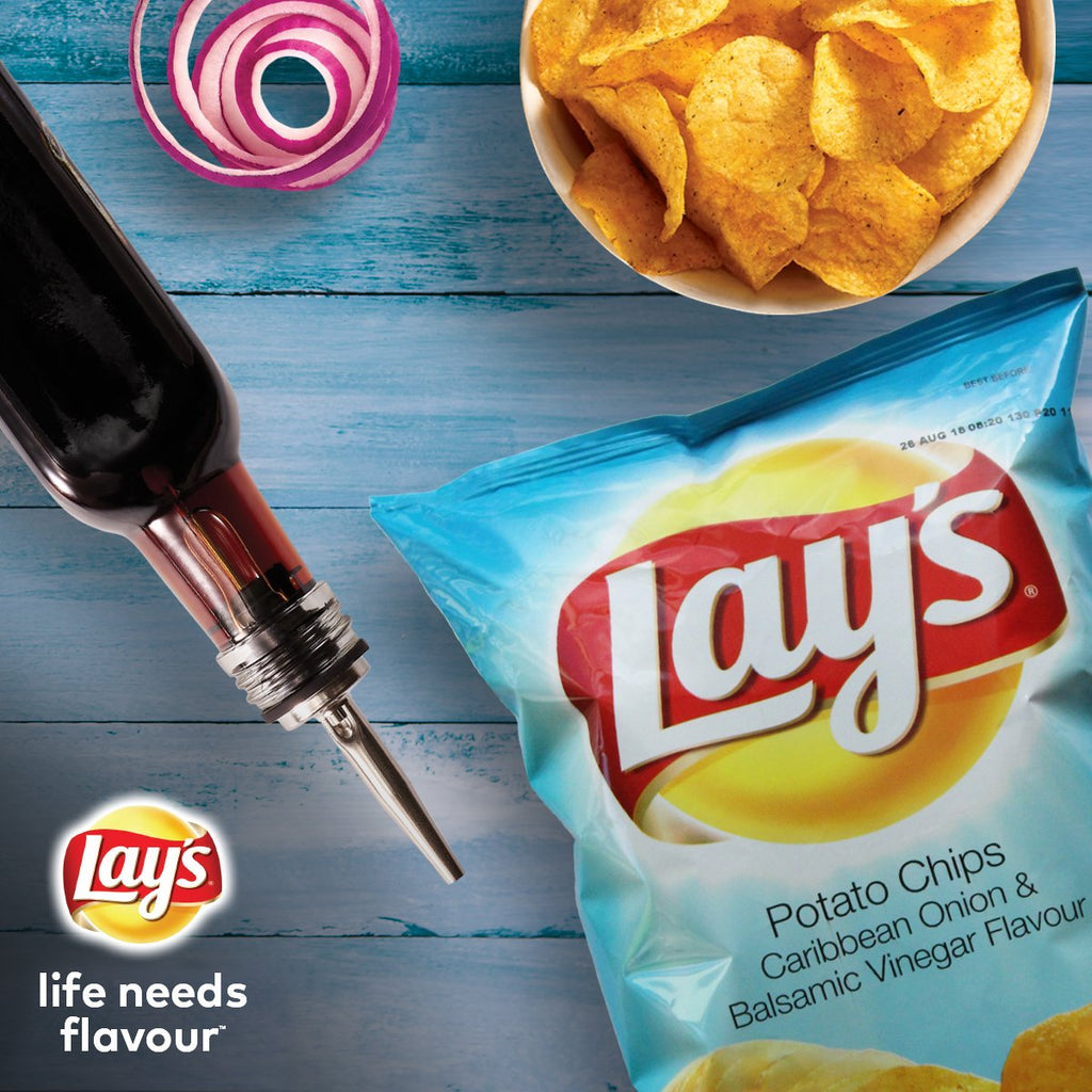 LAYS CARIBBEAN ONION & BALSAMIC VINEGAR - RARE BIG BAG