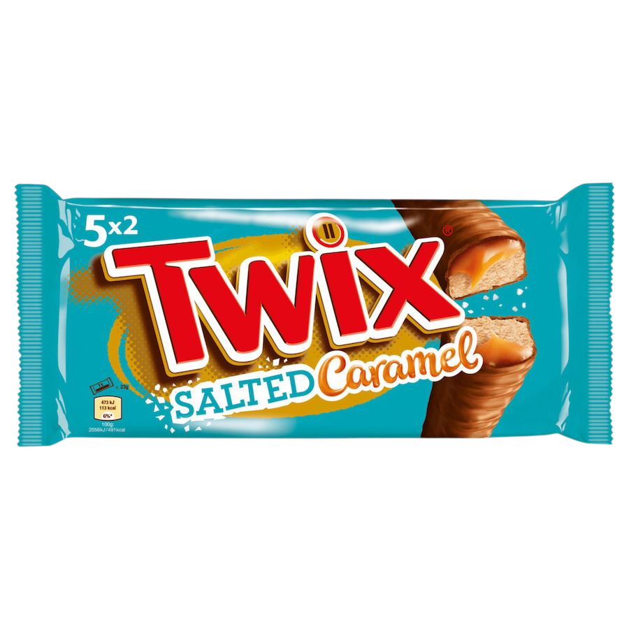 TWIX SALTED CARAMEL PACK OF 5x2