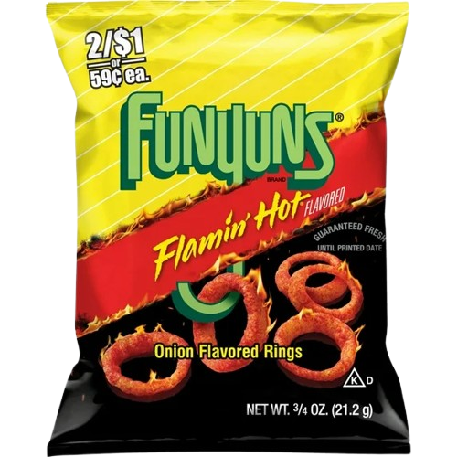FUNYUNS FLAMIN HOT ONION RINGS