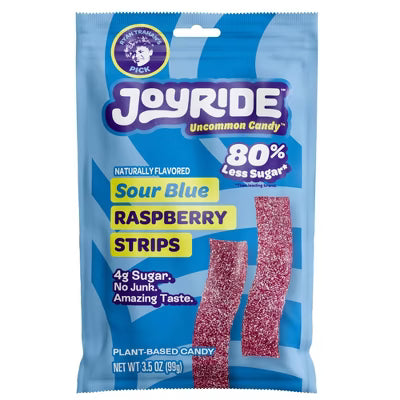 JOYRIDE SOUR BLUE RASPBERRY STRIPS
