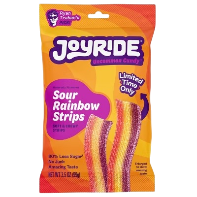 JOYRIDE SOUR RAINBOW STRIPS - NEW ITEM
