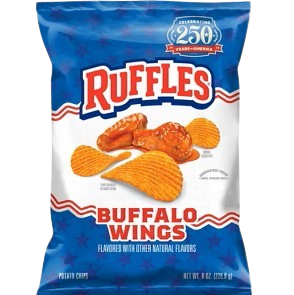 RUFFLES BUFFALO WINGS BIG BAG - MADE IN USA