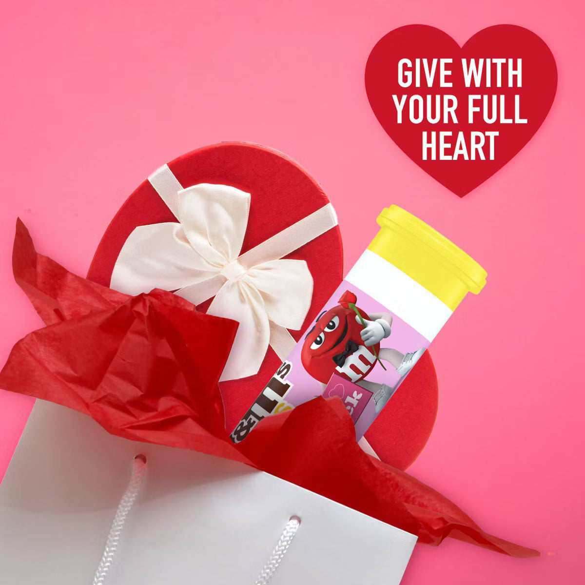 M&Ms TUBE VALENTINES MILK CHOCOLATE