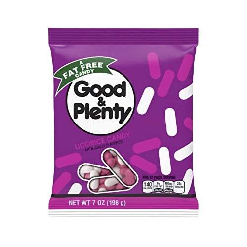 GOOD AND PLENTY BAG - MADE IN USA