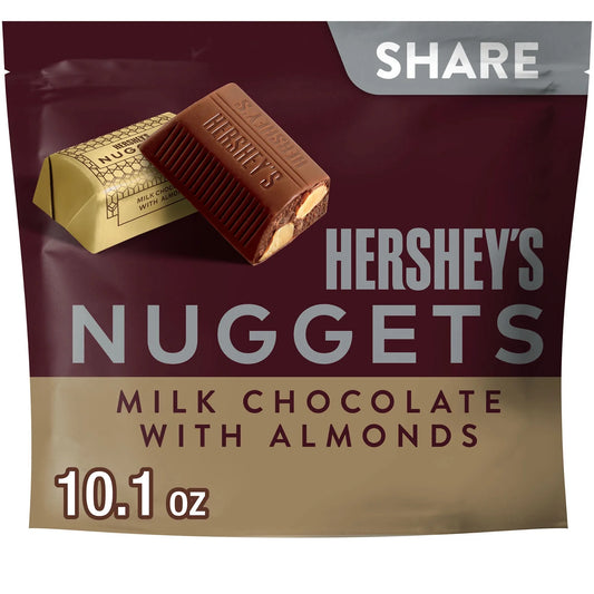 HERSHEY NUGGET MILK CHOCOLATE WITH ALMONDS