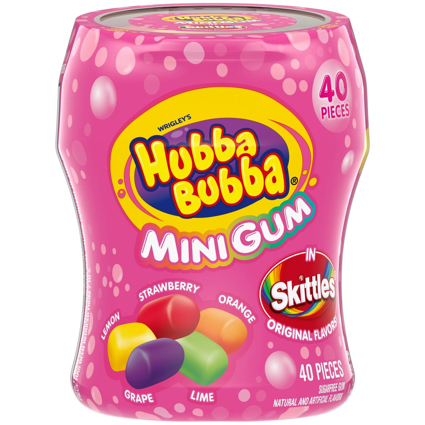 HUBBA BUBBA MINI GUM WITH SKITTLES