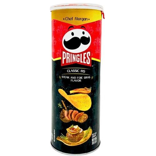 PRINGLES STEAK & FOI GRAS - FLAVOURS OF FRANCE AS