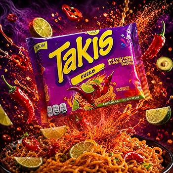 TAKIS FUEGO RAMEN - NEW RARE PRODUCT