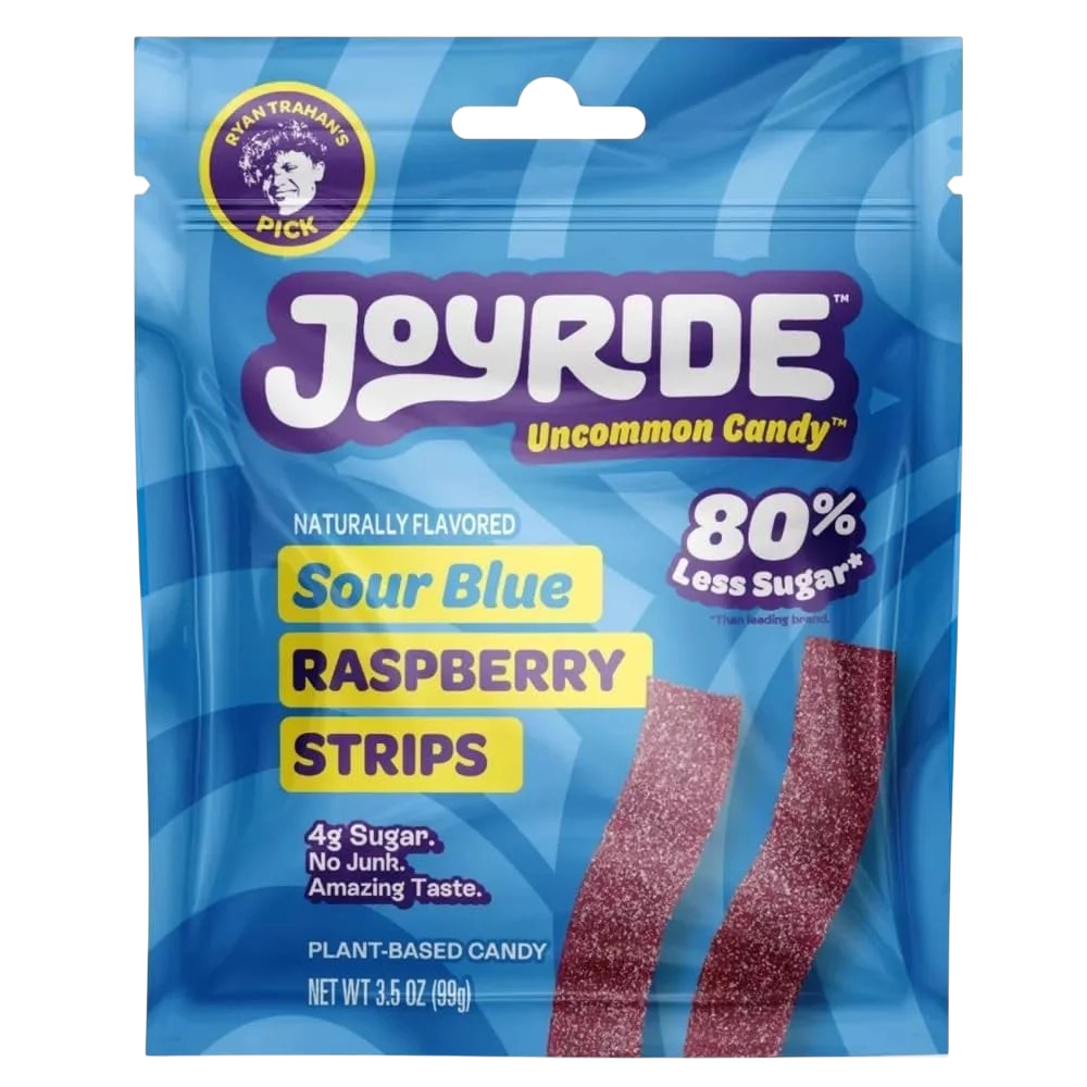 JOYRIDE SOUR BLUE RASPBERRY STRIPS