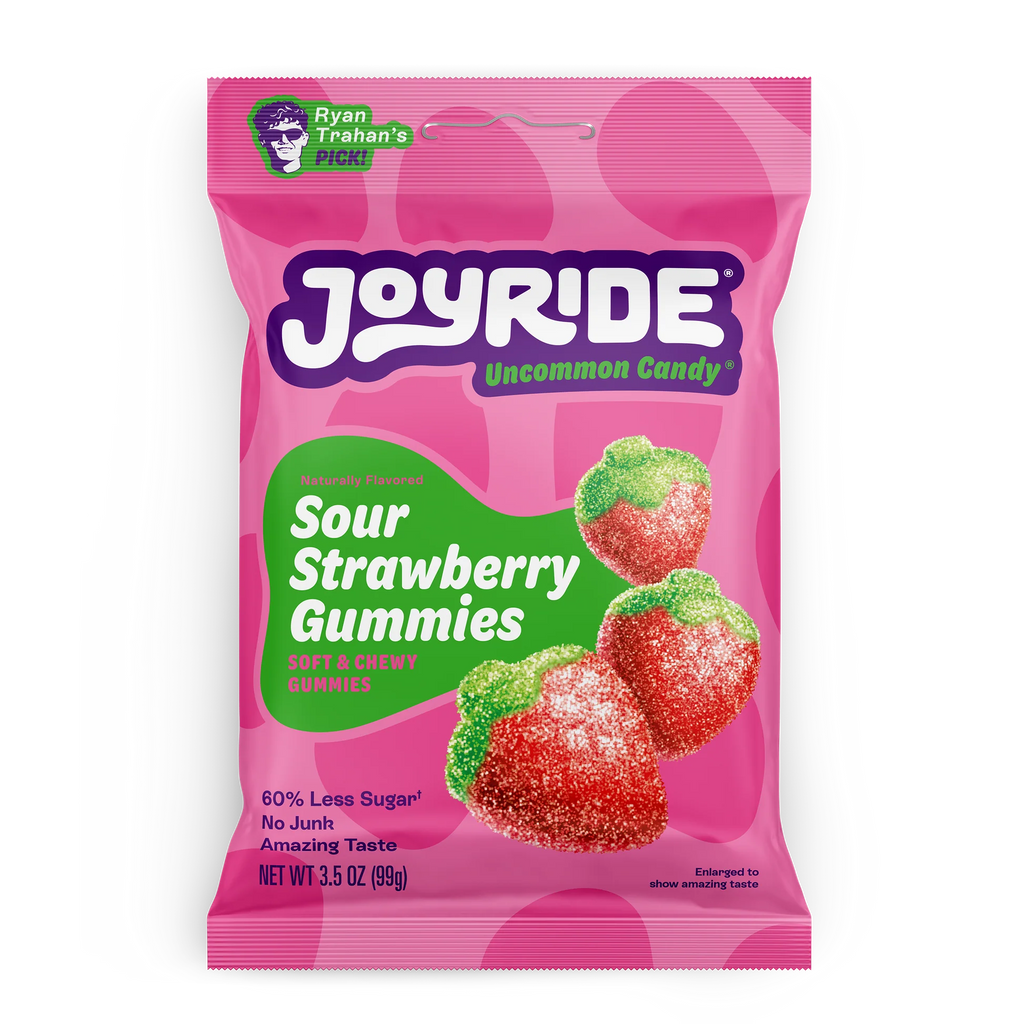 JOYRIDE SOUR STRAWBERRY GUMMIES - NEW RARE ITEM