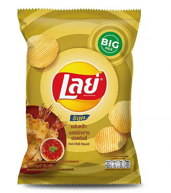 LAYS HOT CHILLI SQUID EC