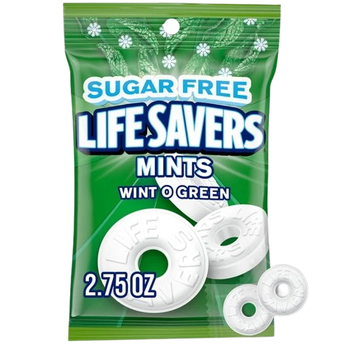 LIFE SAVERS SUGAR FREE HARD CANDY - NEW ITEM MADE IN USA
