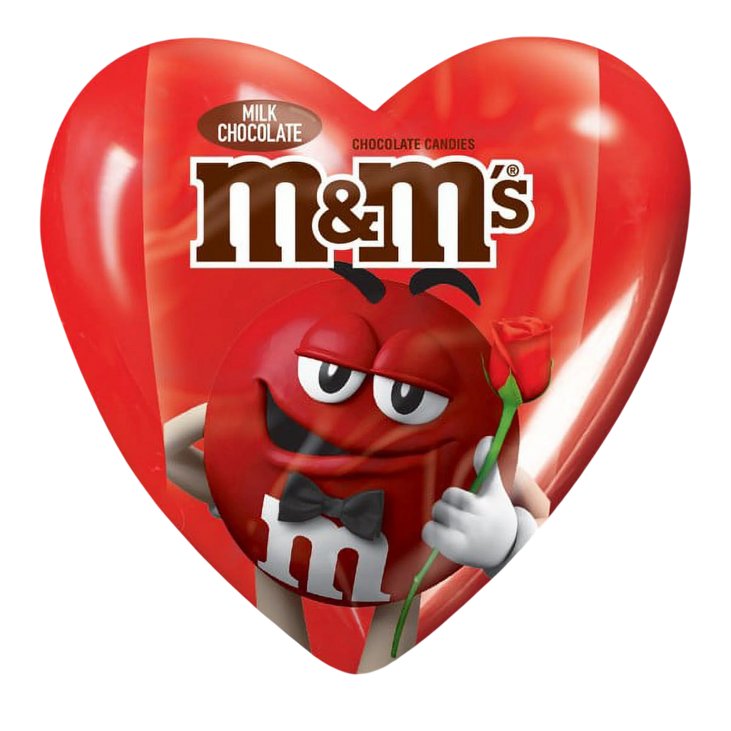 M&Ms VALENTINES HEART TIN