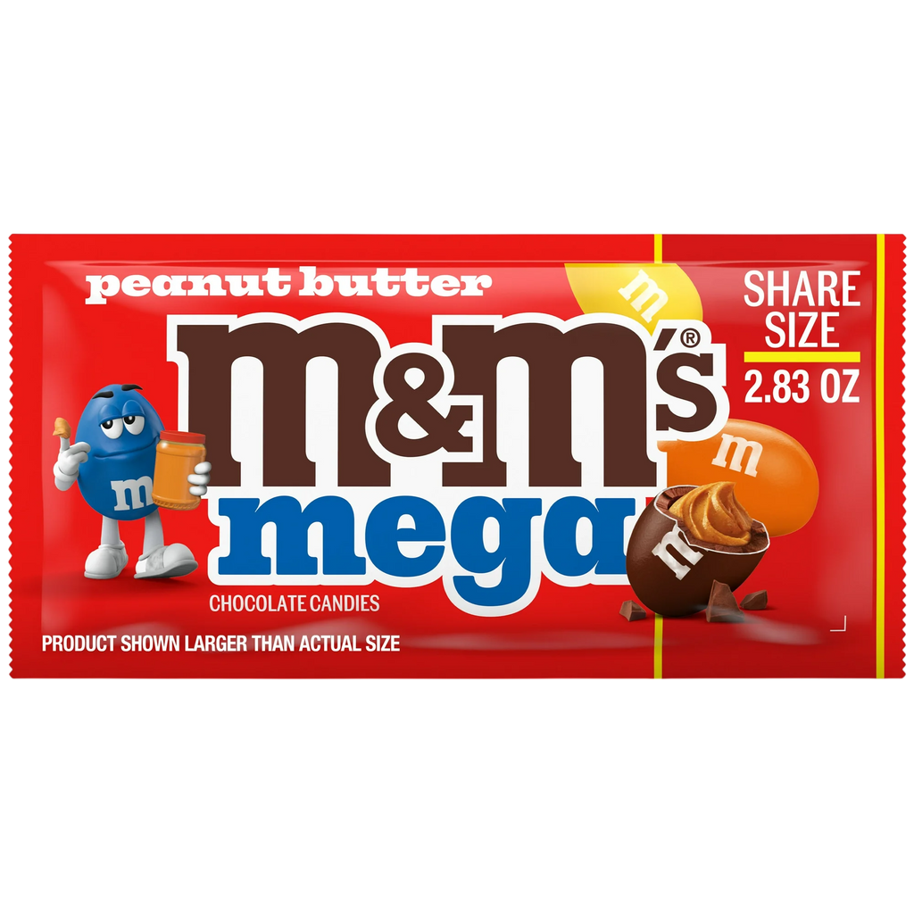 M&Ms PEANUT BUTTER MEGA SHARE SIZE