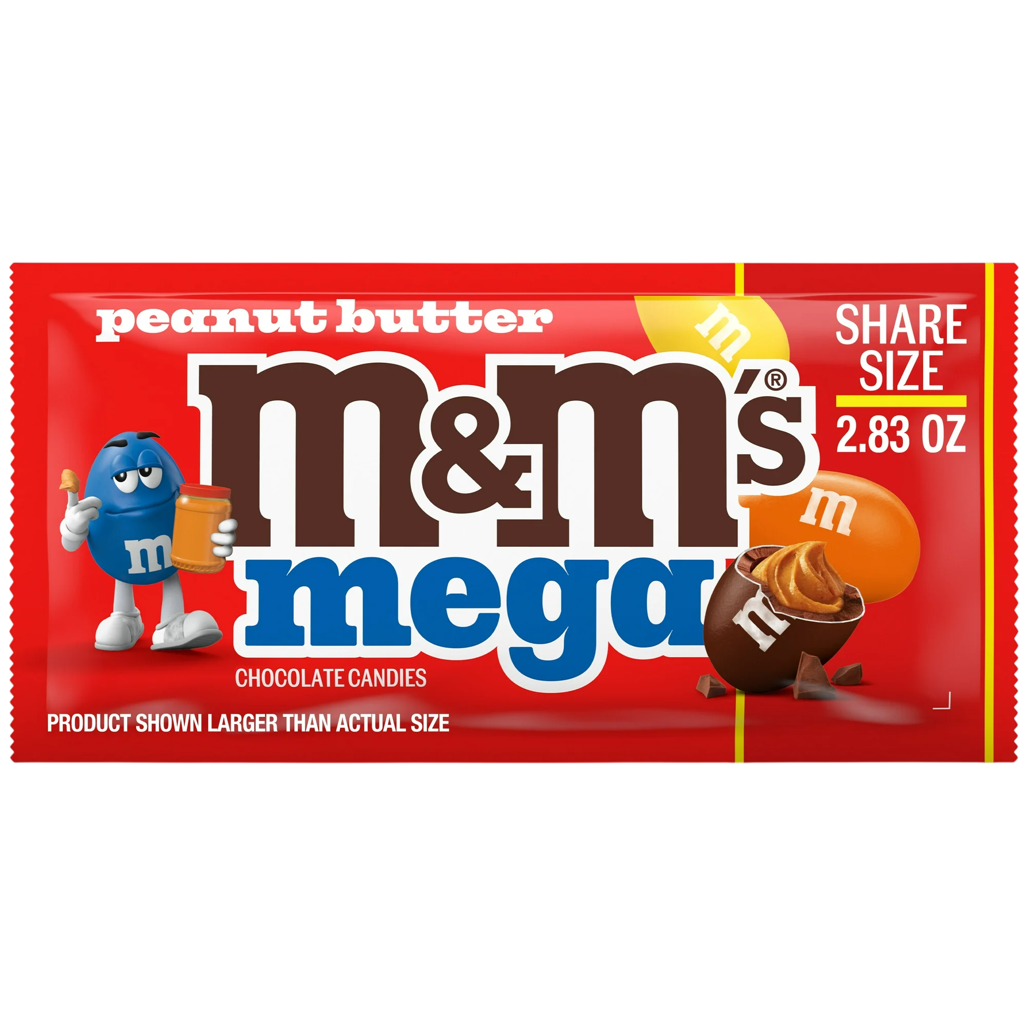 M&Ms PEANUT BUTTER MEGA SHARE SIZE