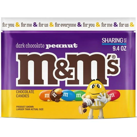 M&Ms DARK CHOCOLATE PEANUT FAMILY SIZE