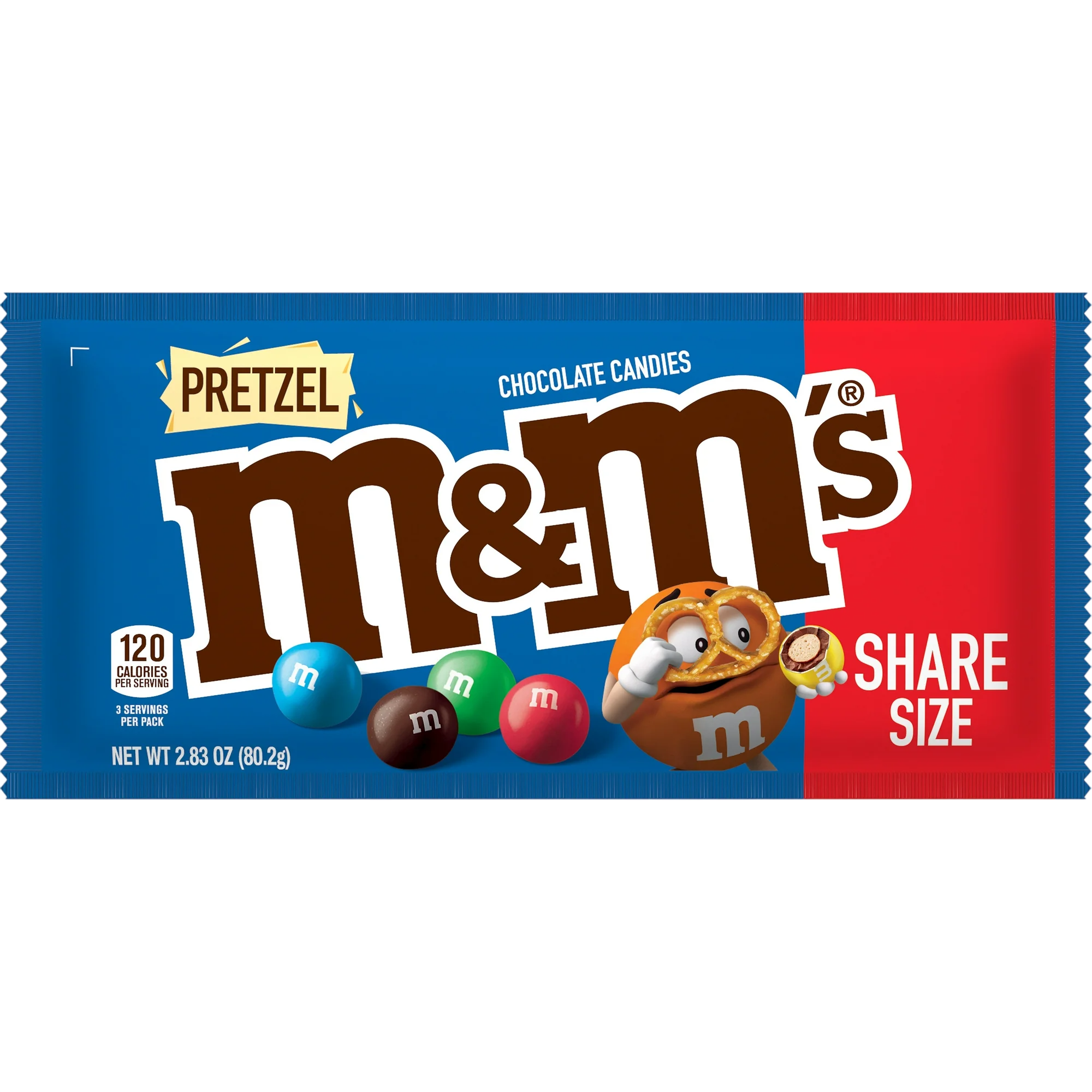 M&Ms PRETZEL SHARE SIZE