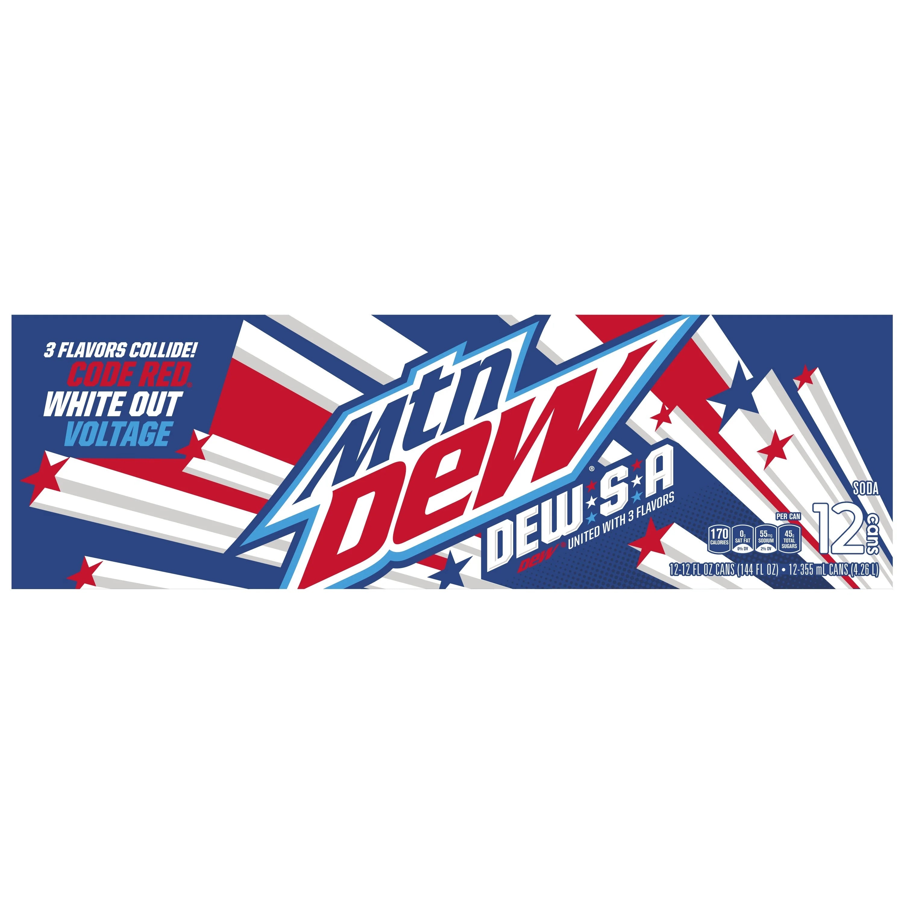 MOUNTAIN DEW SA CODE