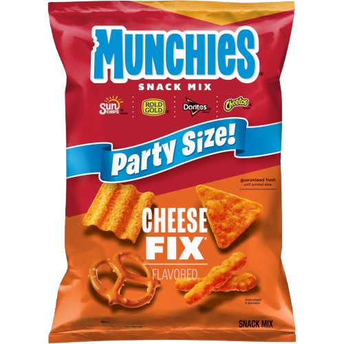 Munchies Cheese Fix Party Size Snack Chips - PARTY SIZE