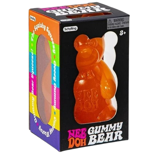 VIRAL NEEDOH GUMMY BEAR NEON ORANGE - SCHYLLING