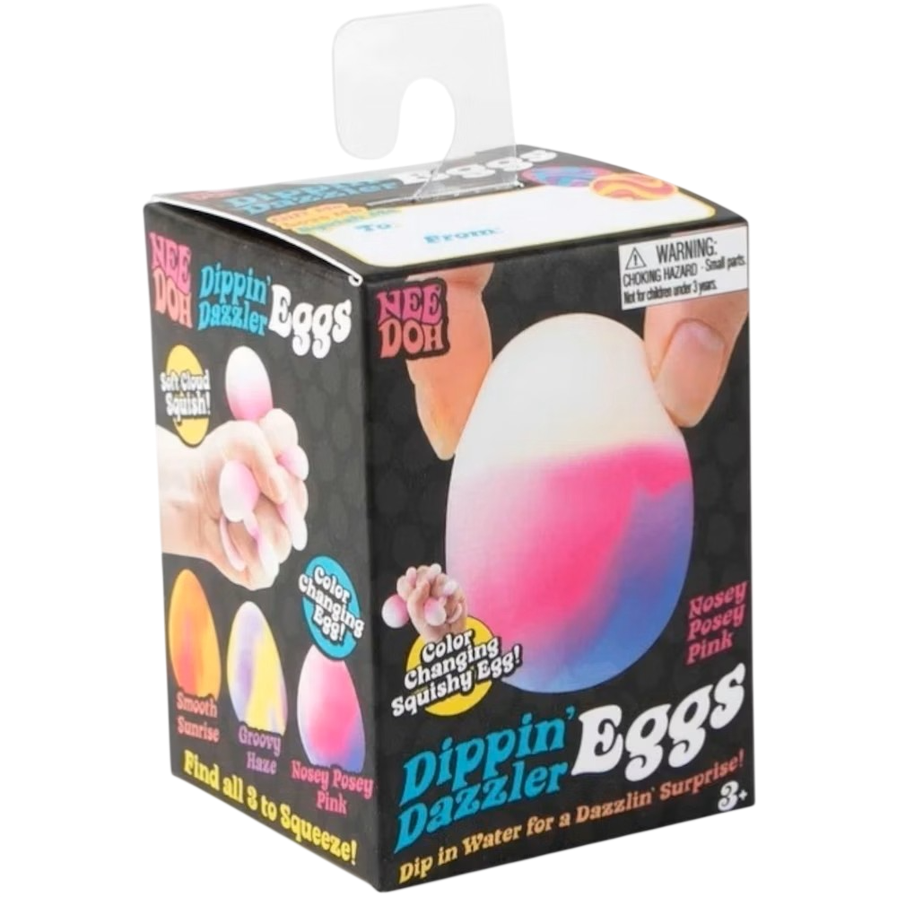 NEEDOH DIPPIN DAZZER EGG NOSEY POSEY PINK - LIMITED EDITION - ORIGINAL SCHYLLING LT