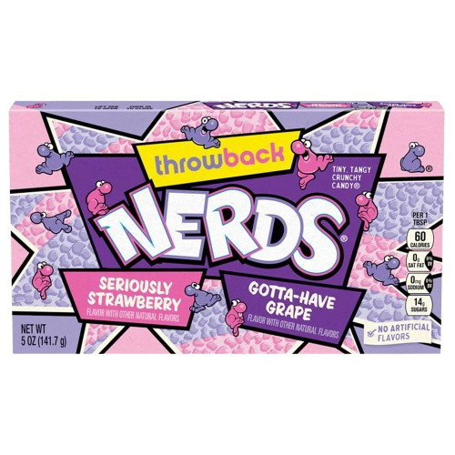 WILLY WONKA NERDS GRAPE & STRAWBERRY THEATRE BOX SM