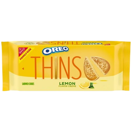 OREO THINS LEMON FAMILY SIZE - MADE IN USA