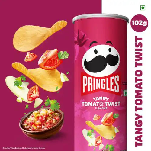PRINGLES TANGY TOMATO TWIST ASJ