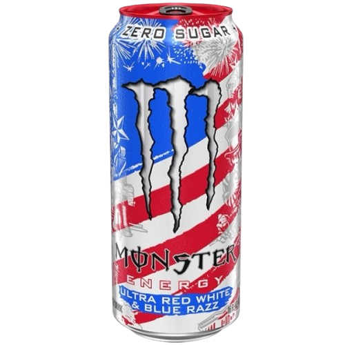 MONSTER RED WHITE BLUE - LIMITED EDITION