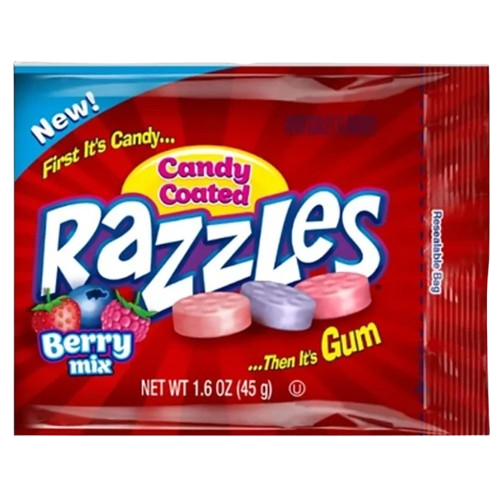 RAZZLES CANDY COATED MIX