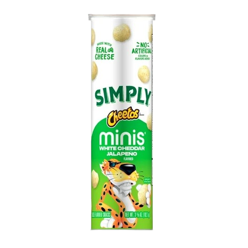 SIMPLY CHEETOS MINI WHITE CHEDDAR WITH JALAPENO - LIMITED EDITION EC