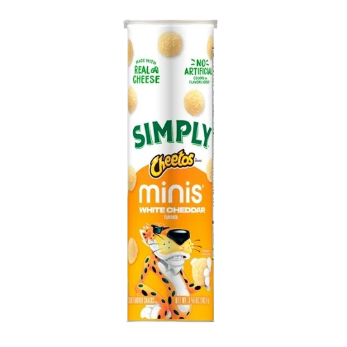 SIMPLY CHEETOS MINI WHITE CHEDDAR - LIMITED EDITION LS
