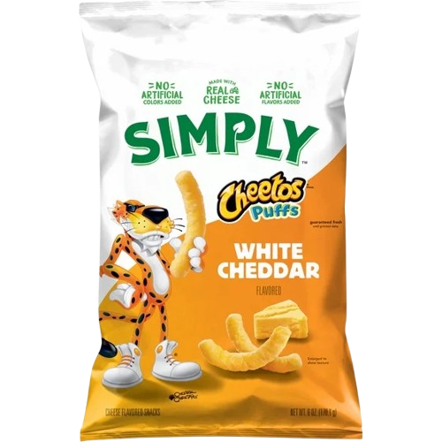 CHEETOS SIMPLY PUFFS WHITE CHEDDAR BIG BAG