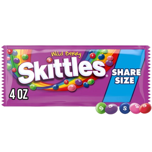 SKITTLES WILDBERRY SHARE SIZE