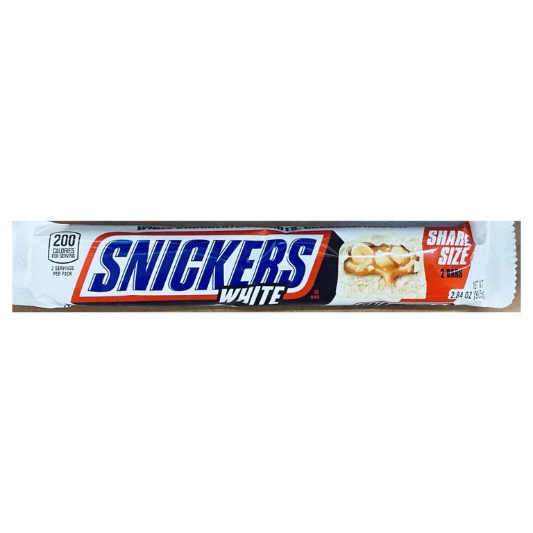 SNICKERS WHITE SHARE SIZE