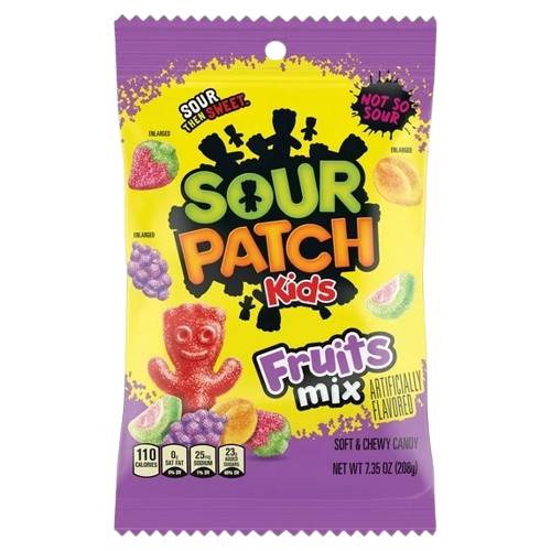 SOUR PATCH KIDS FRUITS MIX SHARE BAG