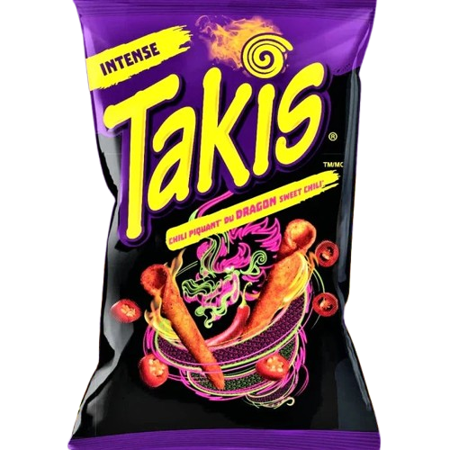 TAKIS DRAGON SWEET CHILLI ROLLED TORTILLA CHIPS