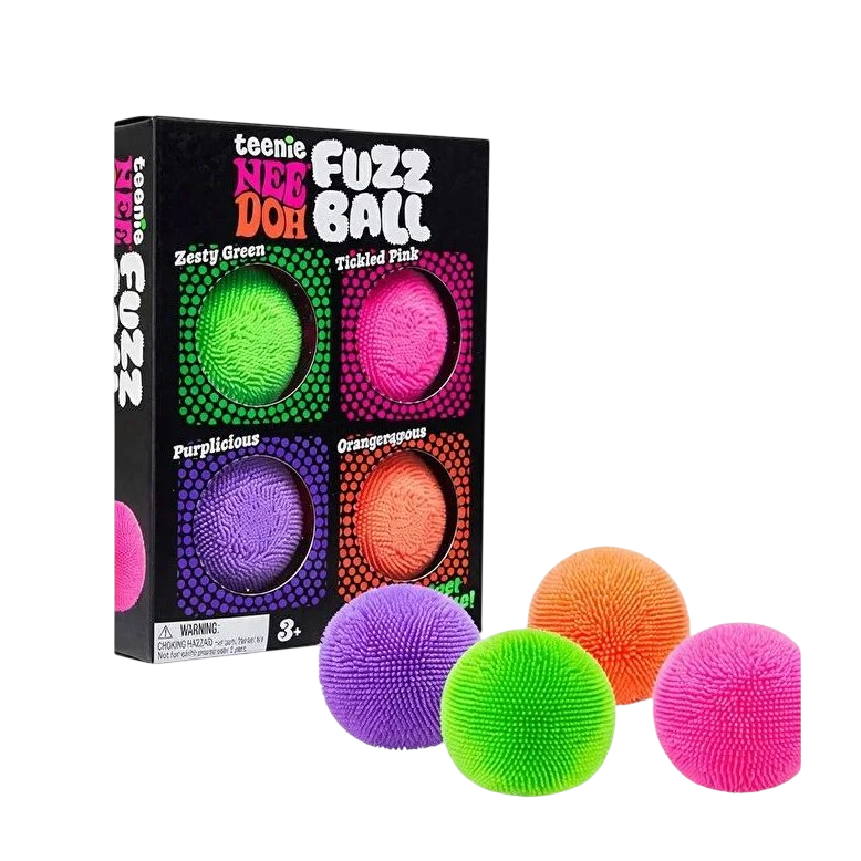 NEEDOH FUZZ BALL 4 PACK TEENIE - ORIGINAL SCHYLLING MK