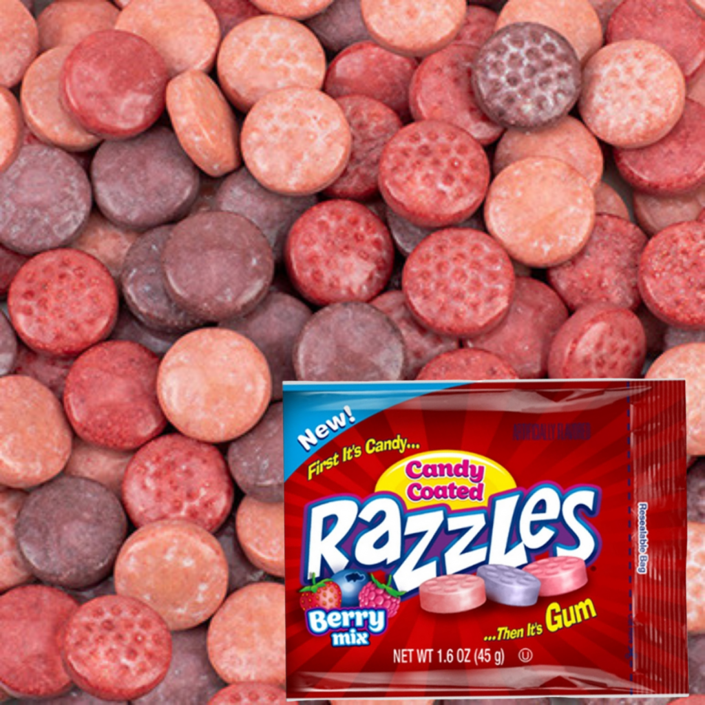 RAZZLES CANDY COATED MIX