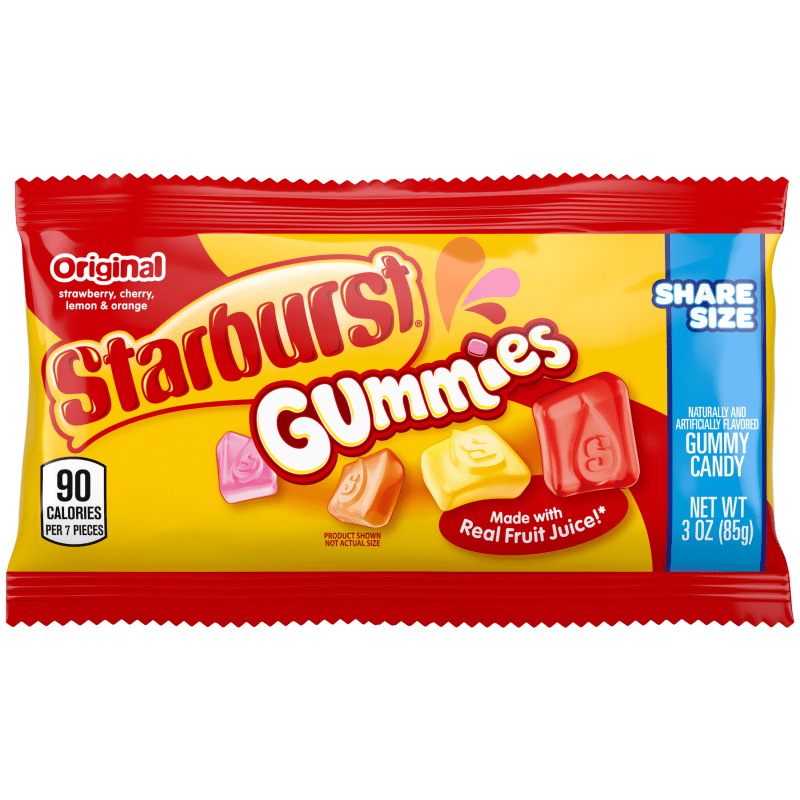 STARBURST GUMMIES ORIGINAL - SHARE SIZE