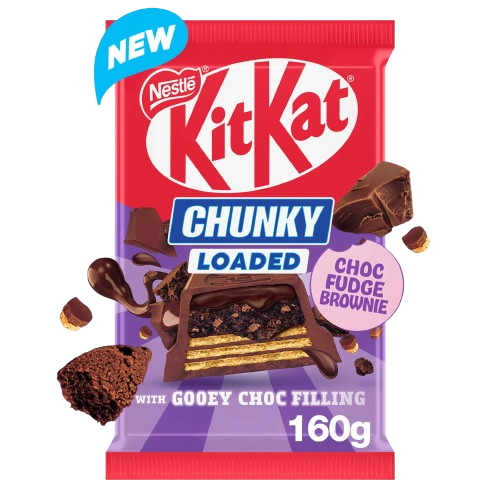 KIT KAT CHUNKY LOADED CHOCOLATE FUDGE - NEW ZEALAND