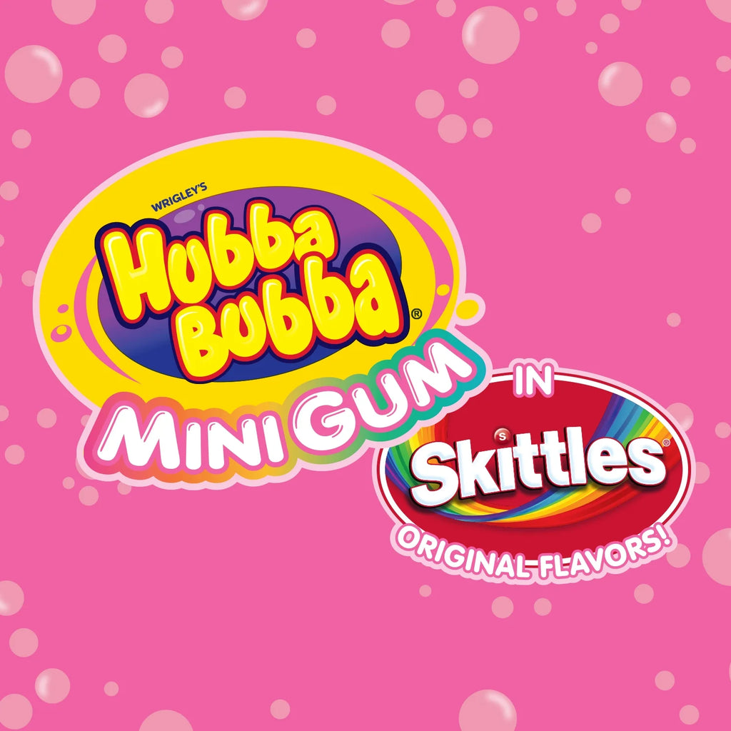 HUBBA BUBBA MINI GUM WITH SKITTLES