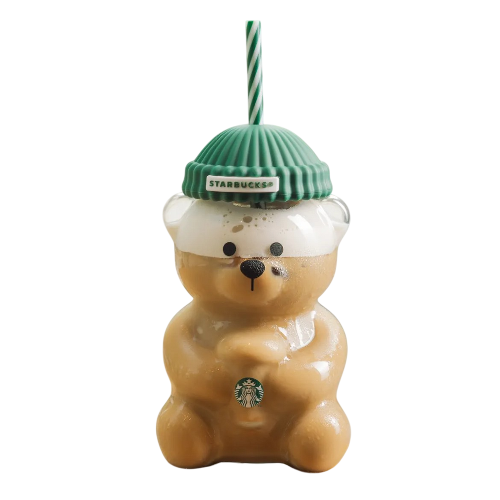 STARBUCKS 2026 BEARISTA CRYSTAL GLASS COLD CUP