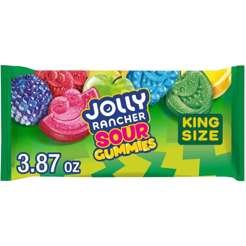 JOLLY RANCHER SOUR GUMMIE KING SIZE