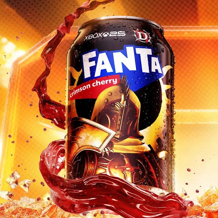 NEW FANTA DARK CHERRY XBOX - LIMITED EDITION